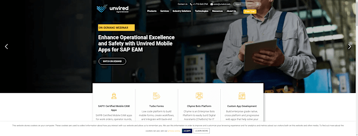 Cover image for Unvired: Digital Solutions