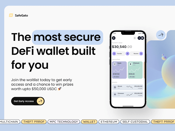 Cover image for Defi Wallet Web design