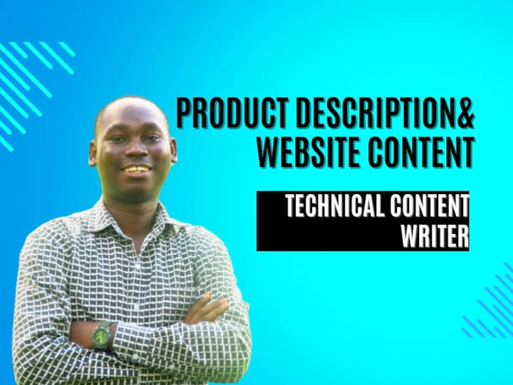 Cover image for Product description and Website content Writer