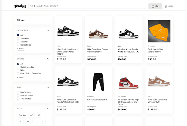 Cover image for Breakout.LA (E-commerce)