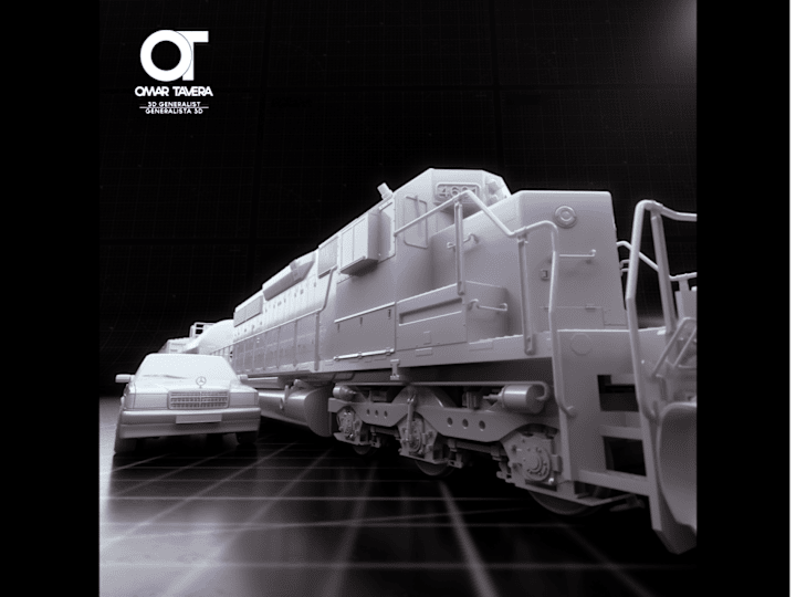 Cover image for Train and car models for3d print