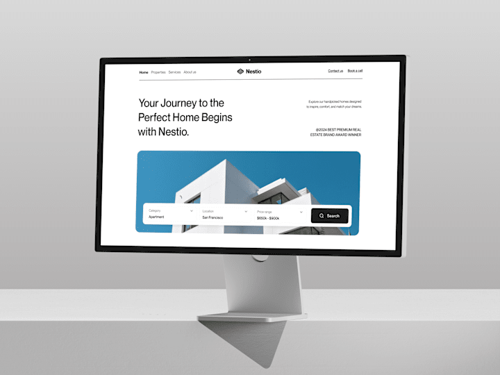 Cover image for Nestio - Real Estate Website Design