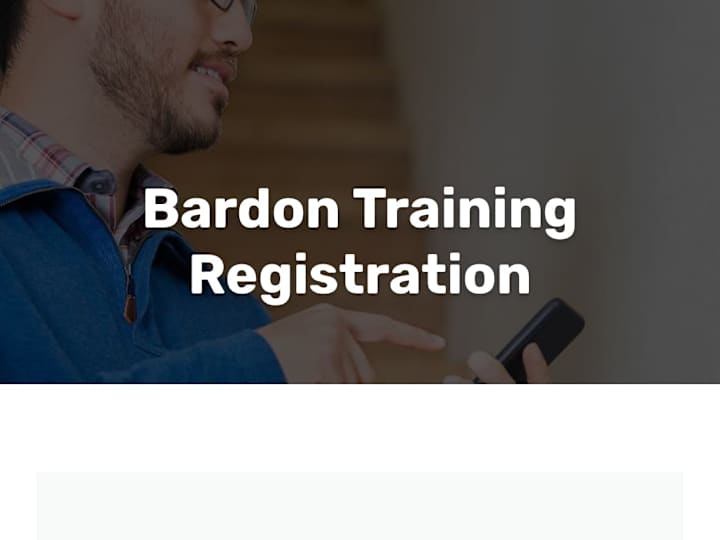 Cover image for Bardon Training Registration