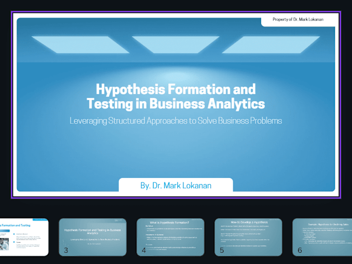 Cover image for Hypothesis Formation Slides