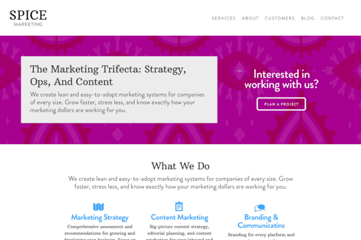 Cover image for Spice Marketing
