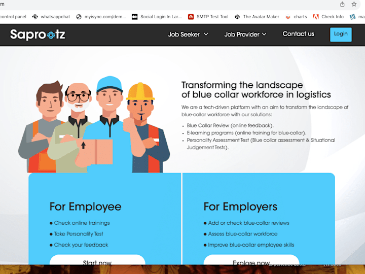 Cover image for Job Portal with Unique Test