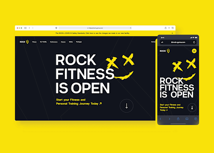 Cover image for Rock - Gym and Fitness Brand