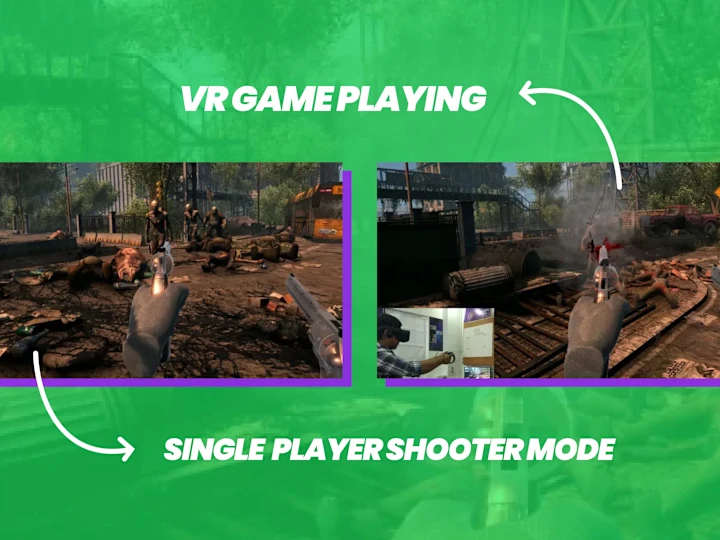 Cover image for Man vs Zombie - A Virtual Reality Game