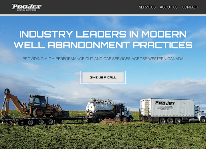 Cover image for Projet Energy Services Website Build & Launch