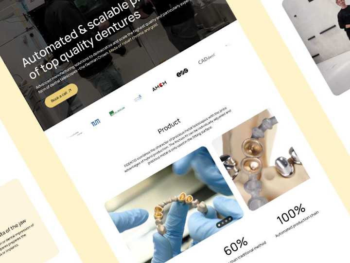 Cover image for FIDENTIS – Landing Page Creation