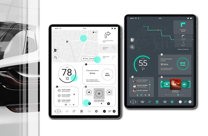 Cover image for Designing an electric car dashboard