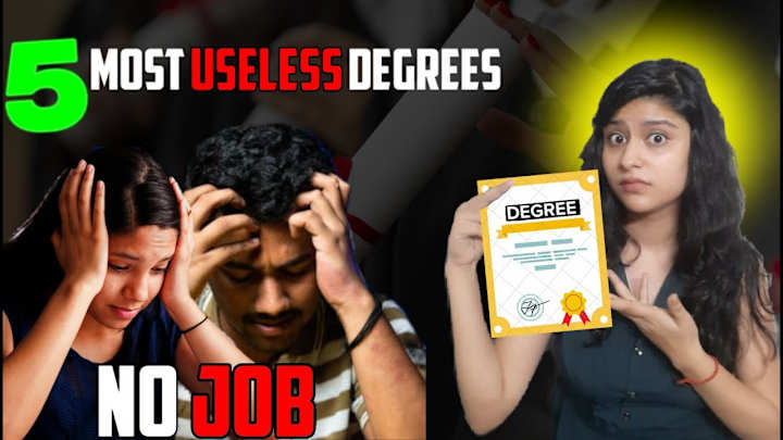 Cover image for 5 Most Useless❌️ DEGREES in India🤯 | Education & College Scam�…