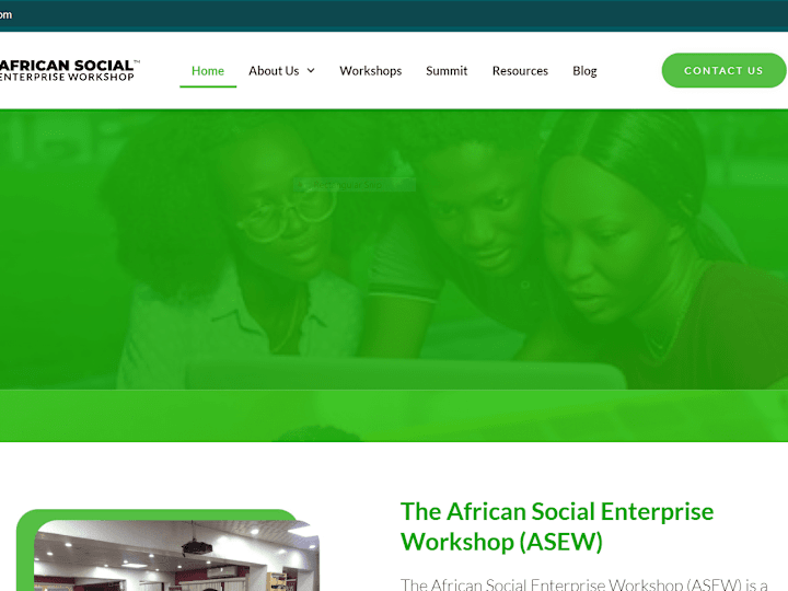 Cover image for African Social Enterprise Workshop (ASEW) – The Technical suppo…