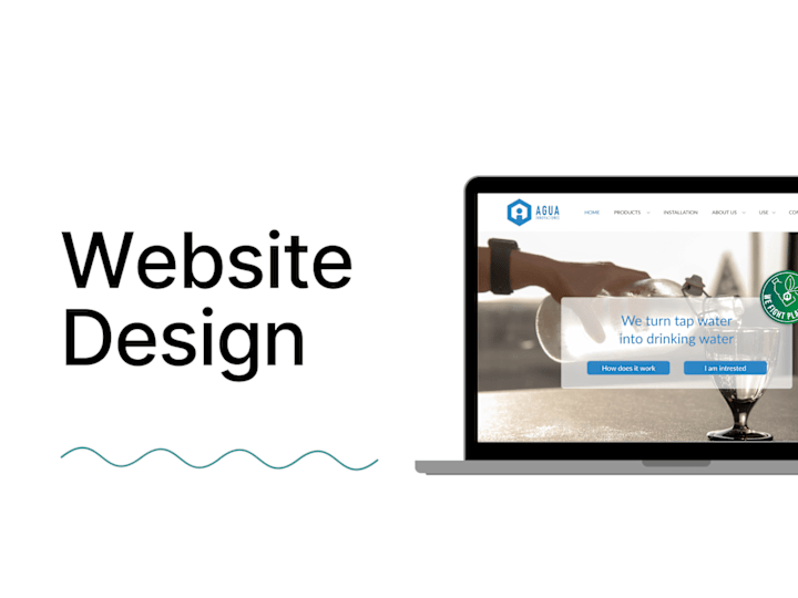 Cover image for Website design - water filter company