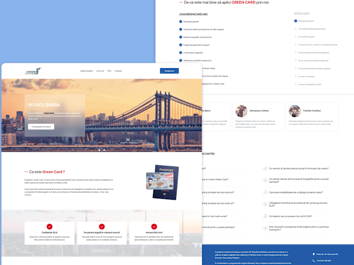 Cover image for Greencard Website
