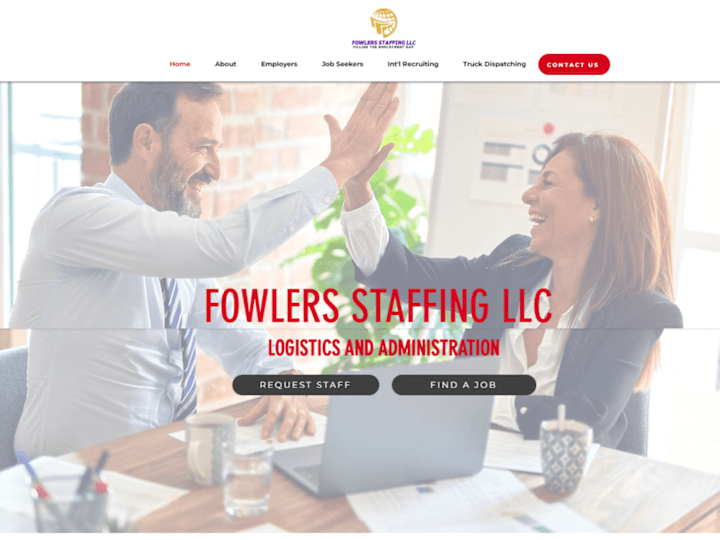 Cover image for STAFFING WEBSITE DESIGN