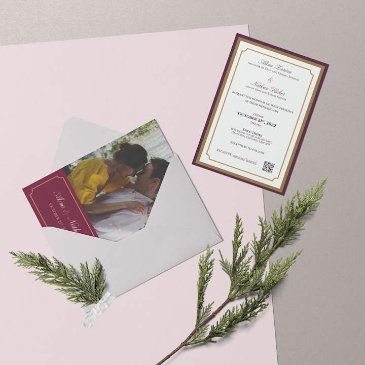 Cover image for Wedding invitation 