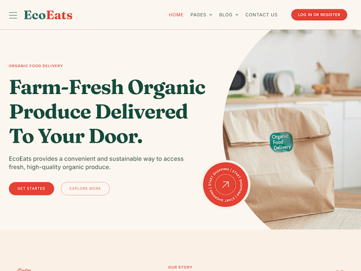 Cover image for Ecoeats | Website Design