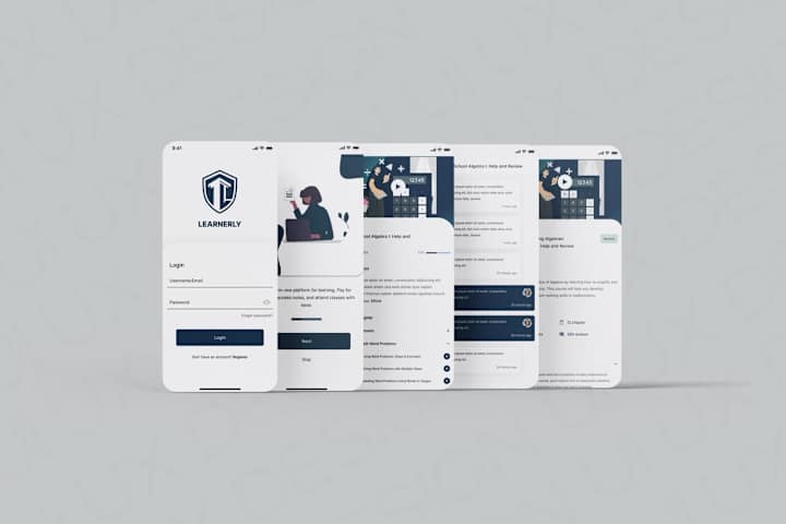 Cover image for Learnerly | UI/UX Design