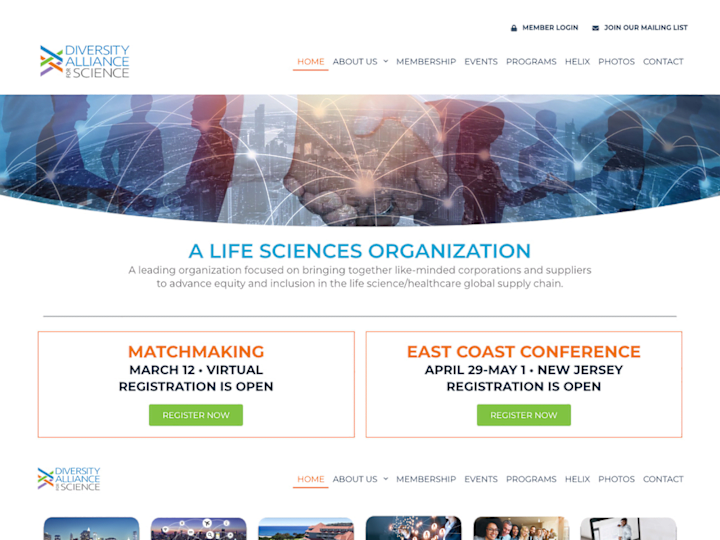 Cover image for Diversity Alliance for Science – A Life Sciences Organization