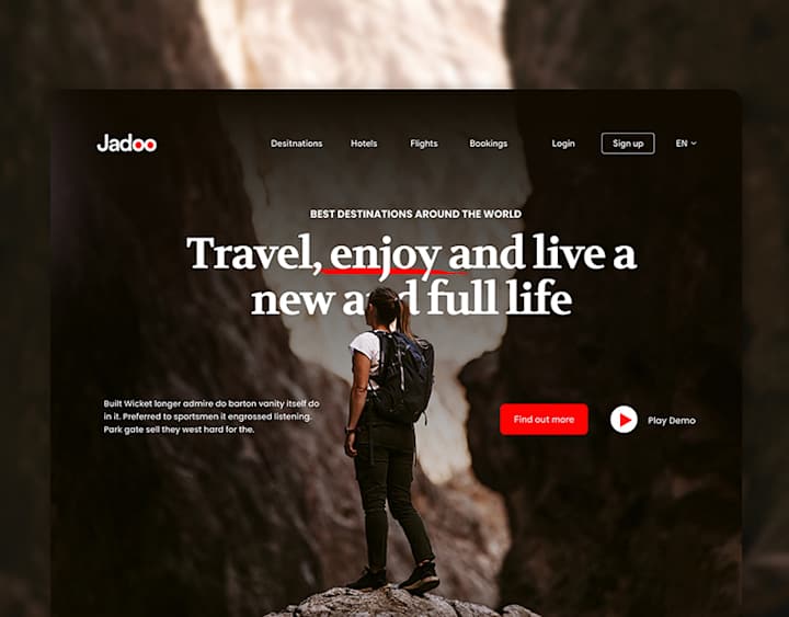 Cover image for Jadoo Landing Page