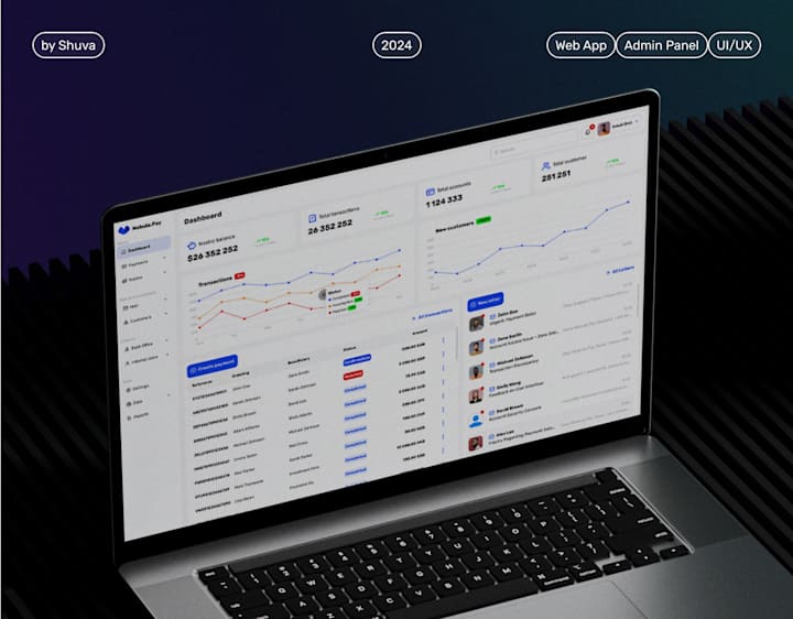 Cover image for Nebula Pay | UI/UX Design | Admin Panel