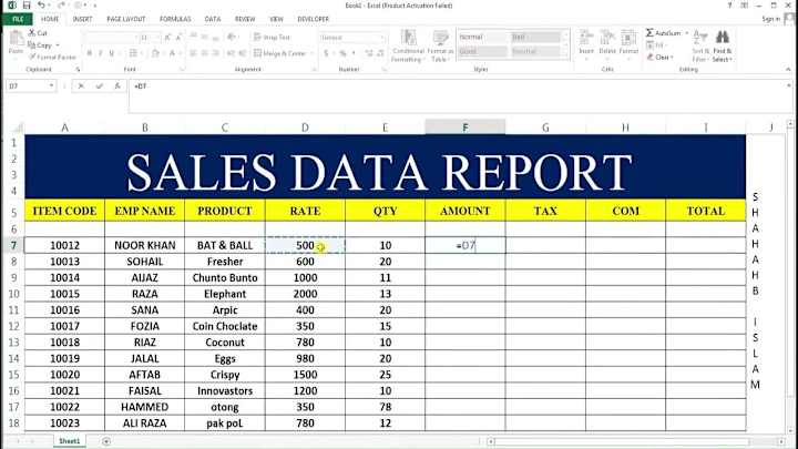 Cover image for Microsoft Excel Data Entry - YouTube