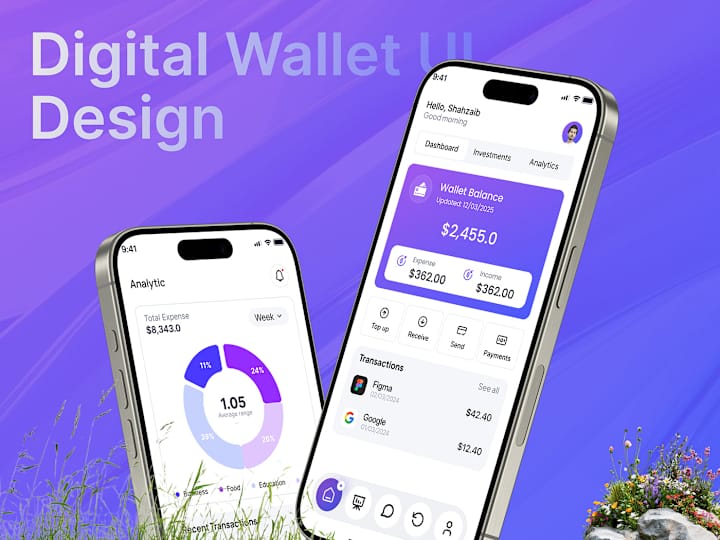Cover image for Digital Wallet UI Design