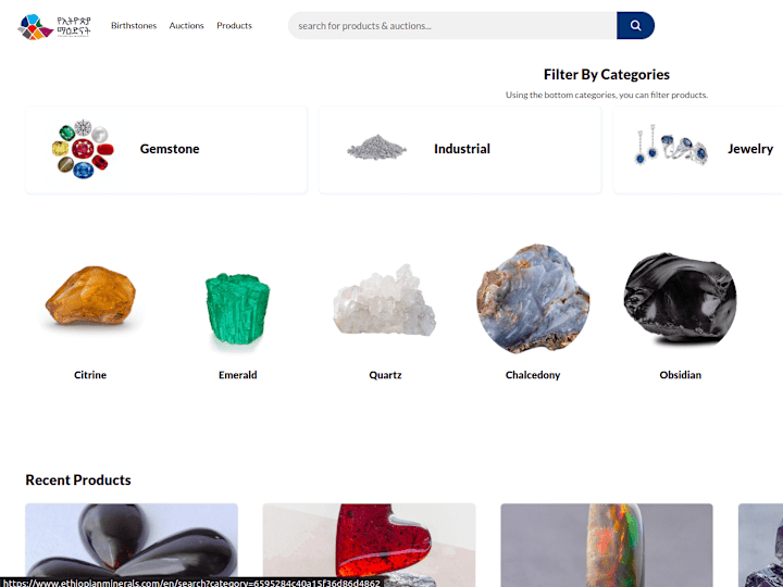 Cover image for ethiopianminerals.com