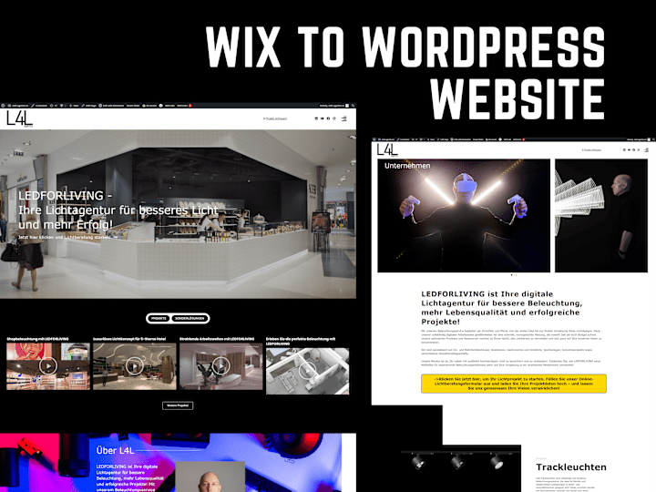 Cover image for WIX Website to WordPress Website