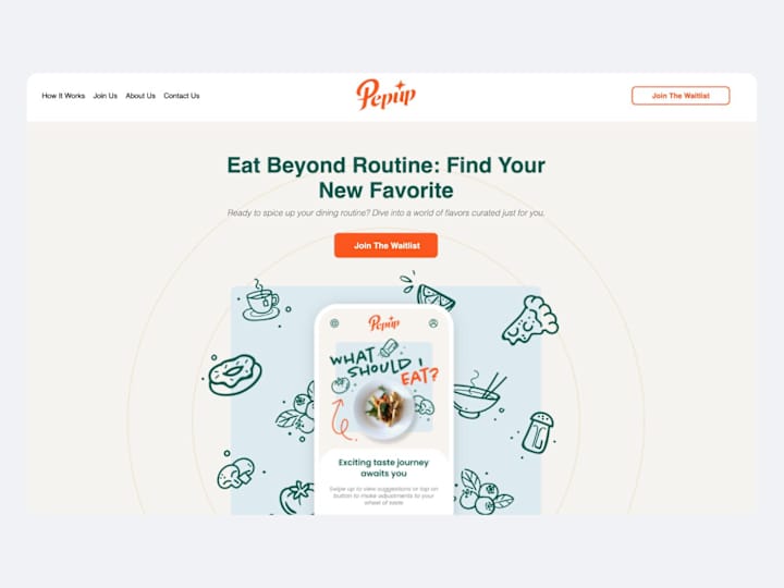 Cover image for Pepup — Prototype Website Redesign