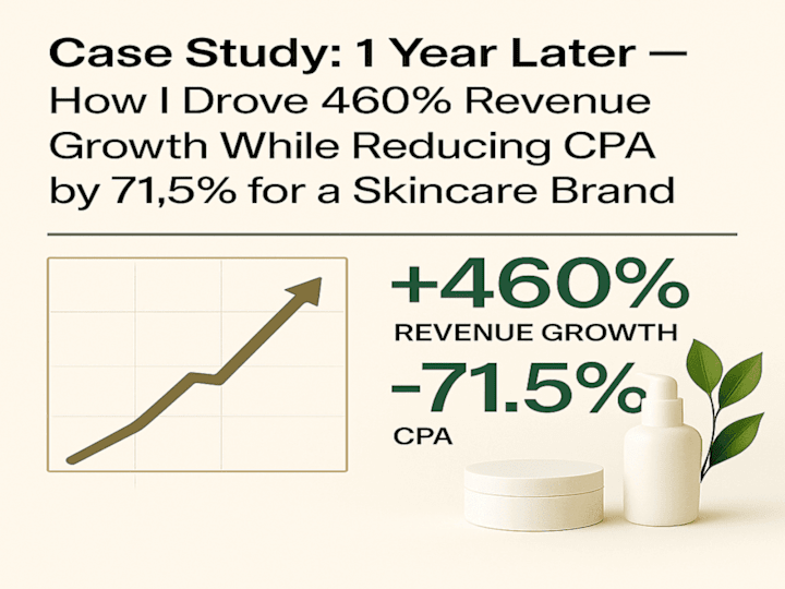 Cover image for How I Drove 460% Revenue Growth While Reducing CPA by 71.5%