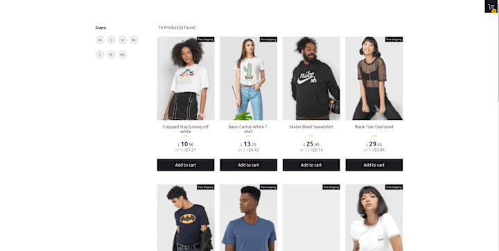 Cover image for Shopping Cart | React App