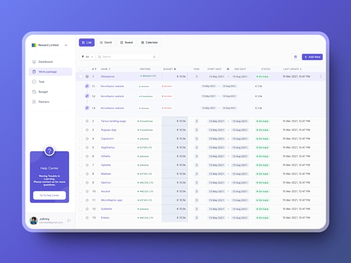 Cover image for Alfredo: Grant Proposal & Project Management Platform | Figma