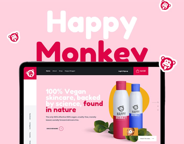Cover image for Happy Monkey on Behance