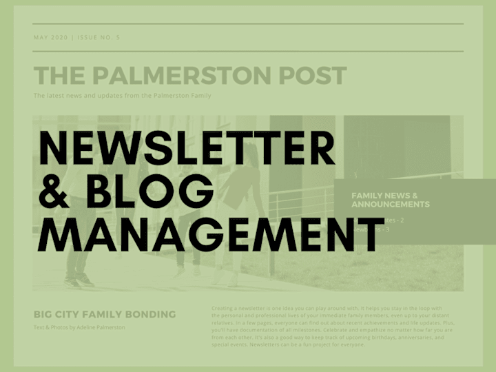 Cover image for Newsletter Management  