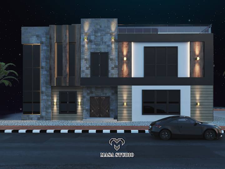 Cover image for Aramco Ajyall Villa Exterior Design