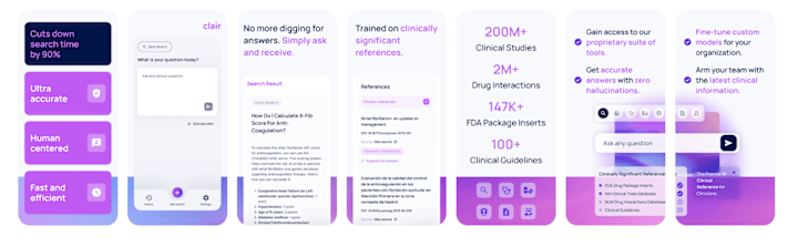 Cover image for Clair - The AI Clinical Reference Tool for Clinicians