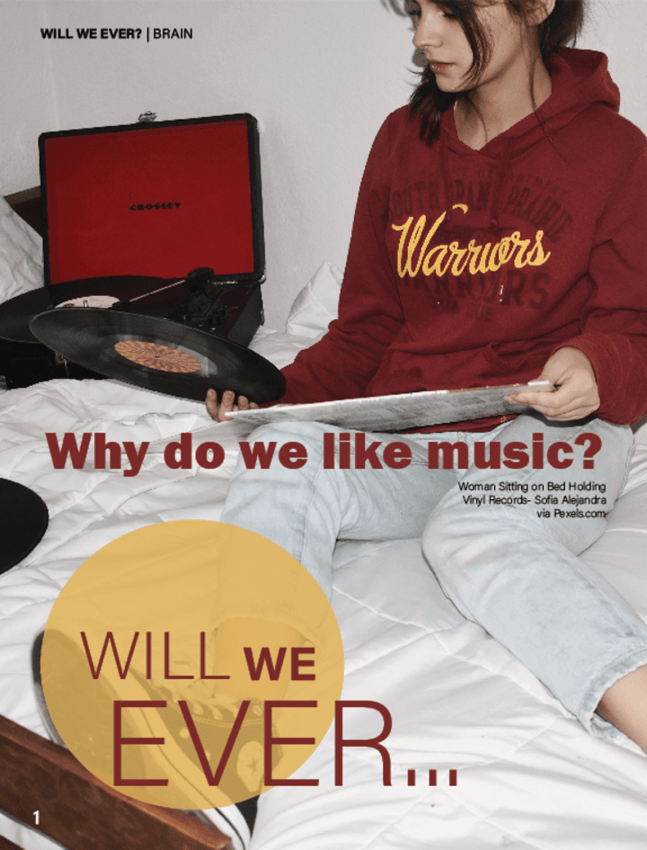 Cover image for Mock Magazine Spread- Will We Ever?