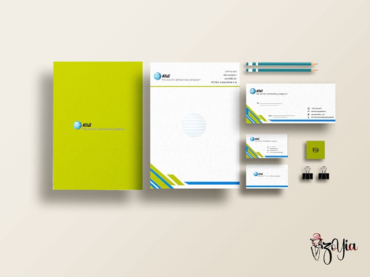 Cover image for Stationary Mockups Set on Behance