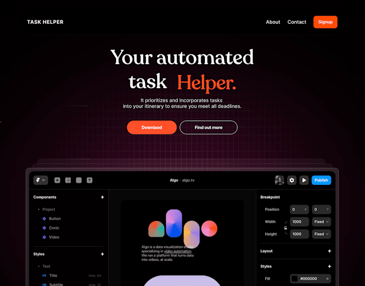 Cover image for Task helper app