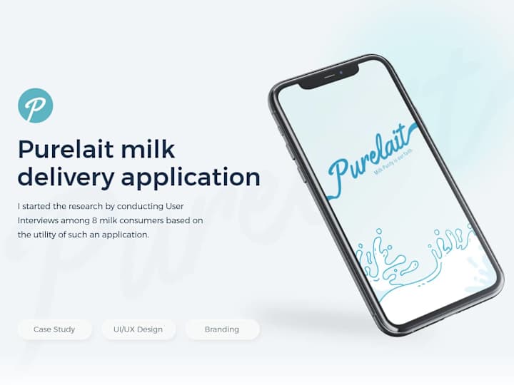 Cover image for Purelait milk application