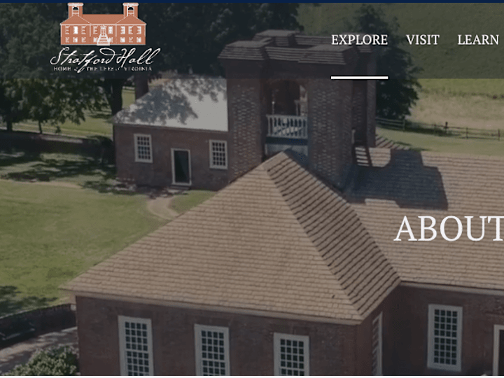 Cover image for  Stratford Hall (Website & Brand Redesign)
