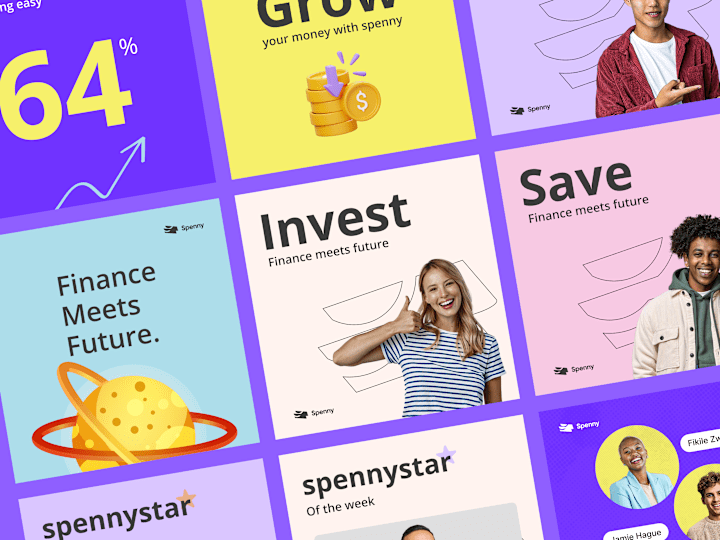 Cover image for Spenny - Fintech Brand Identity design