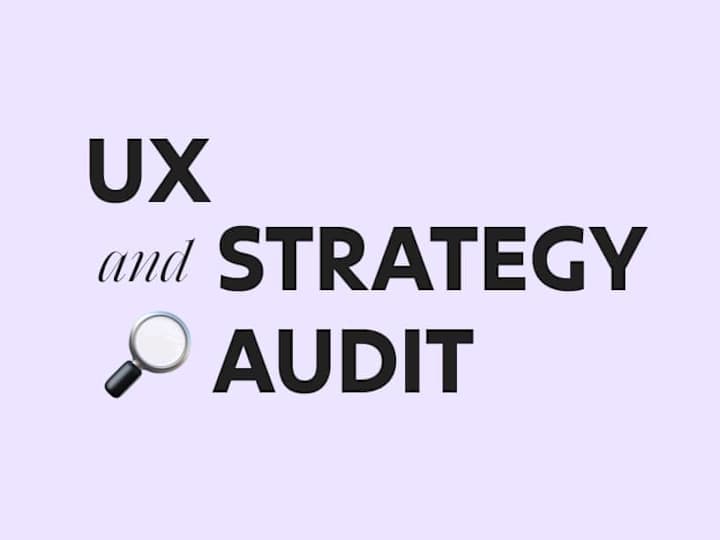 Cover image for UX & Strategy Audit