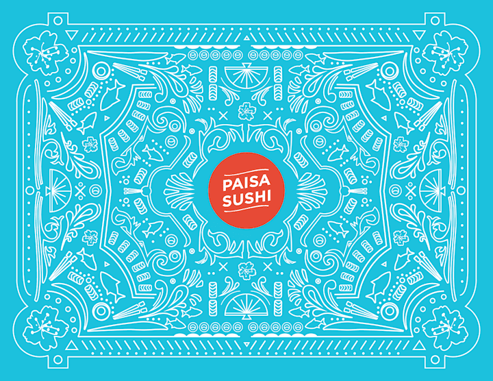 Cover image for Paisa Sushi Rebranding on Behance