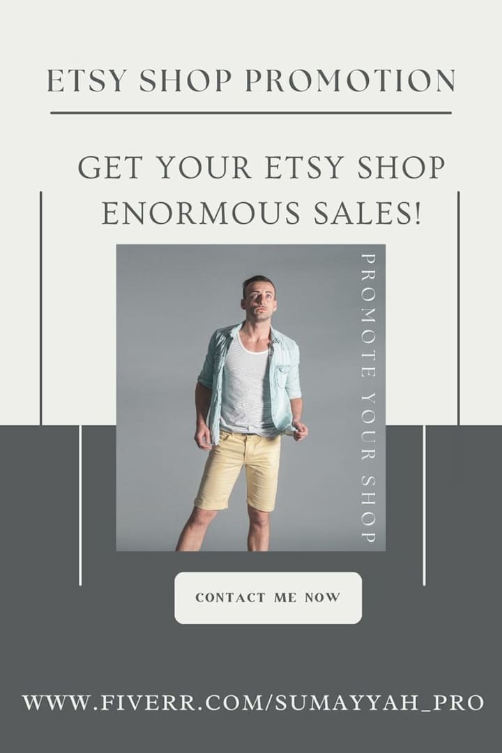 Cover image for I will do Etsy sales marketing, Etsy promotion, Etsy traffic, S…