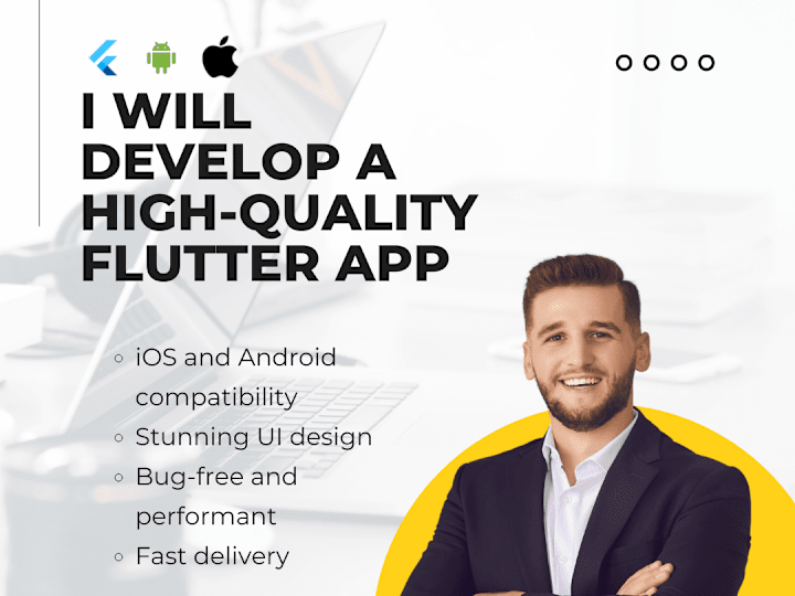 Cover image for I will develop a high-quality flutter app for iOS and Android