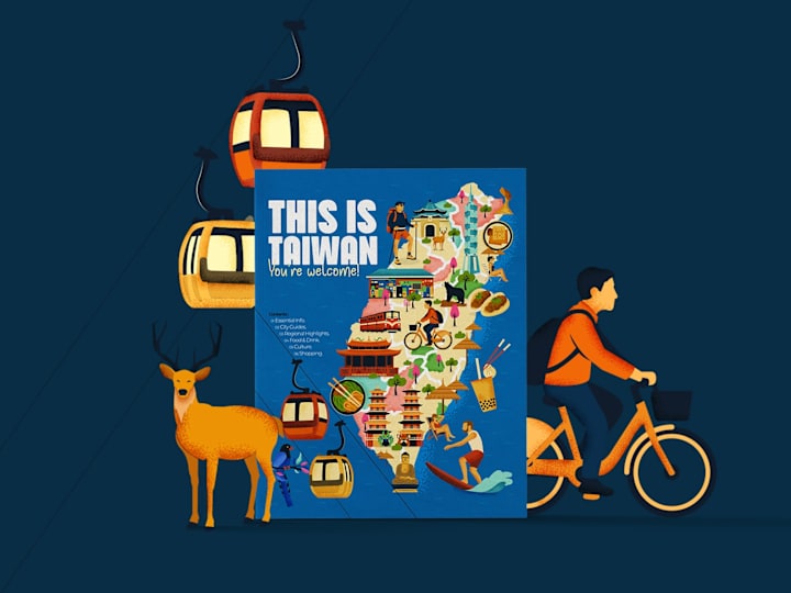 Cover image for  This Is Taiwan | Illustrated Travel Guide Book.