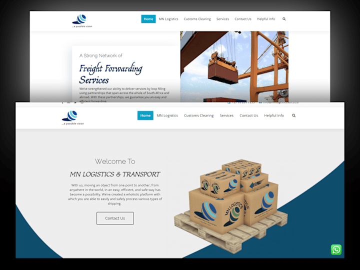 Cover image for A Standard Website Design - MN Logistics